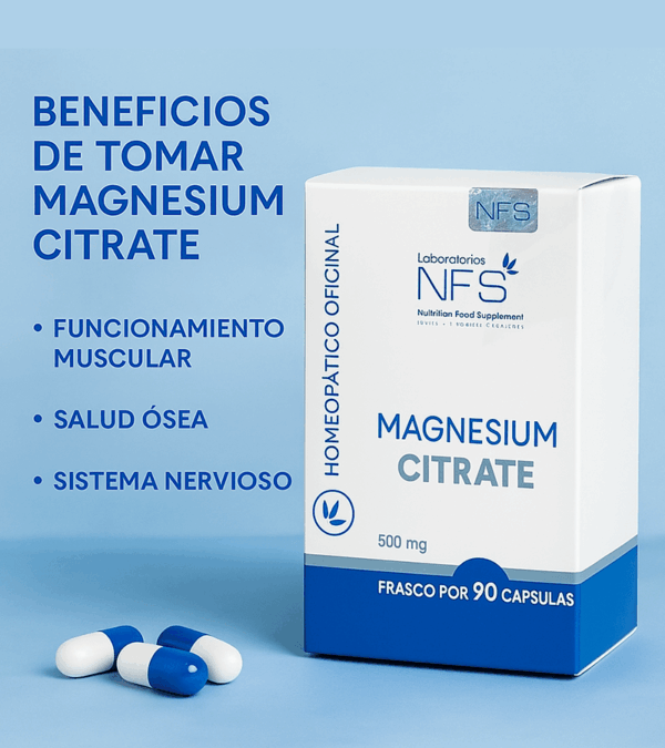 Citrato de magnesio 500mg - 90caps