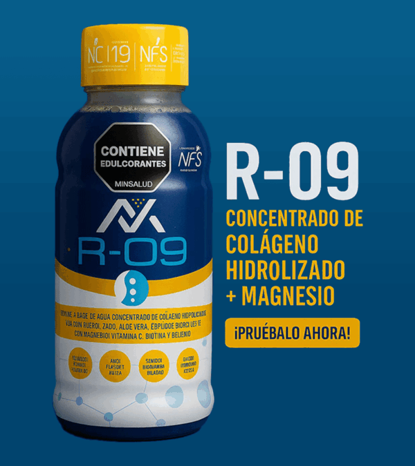 R-09 Colágeno Hidrolizado con Aloe Vera y Uva – 500 ml